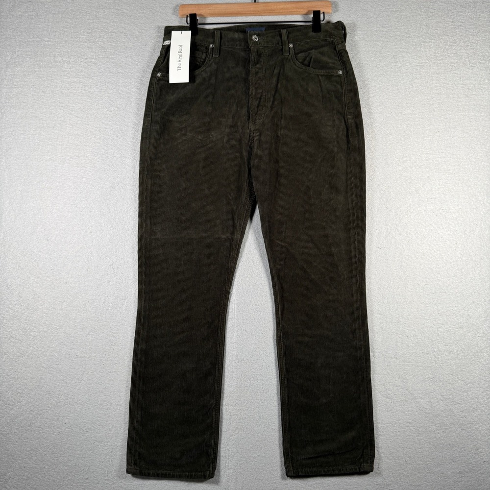 Citizens of Humanity‎ Jolene Brown Corduroy Straight Leg Pants 29 1965-1449